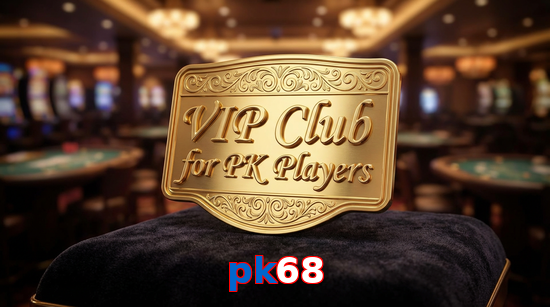 Main screen of Pk68 vip page for PK players