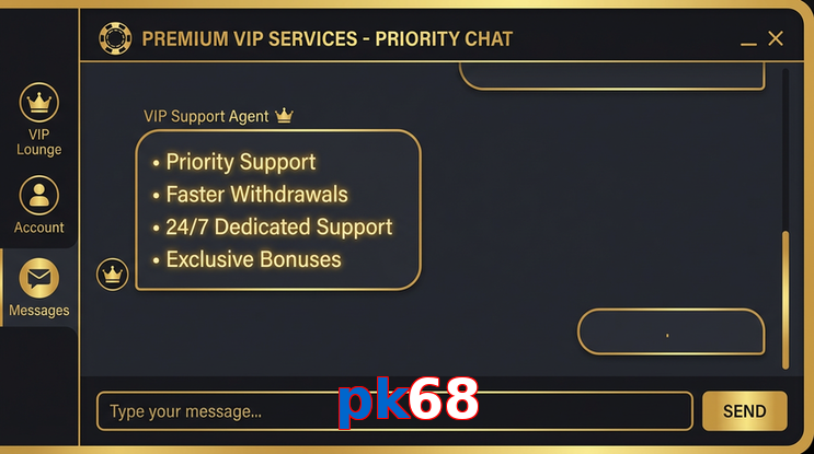 Payment and PKR controls in Pk68